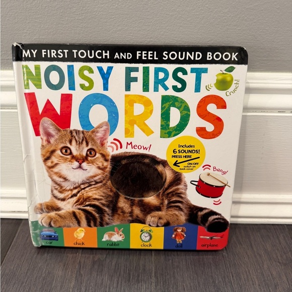 Noisy Books Other - Noisy First Words Sound Book My First Touch Feel Sound Book Electronic Baby Todd